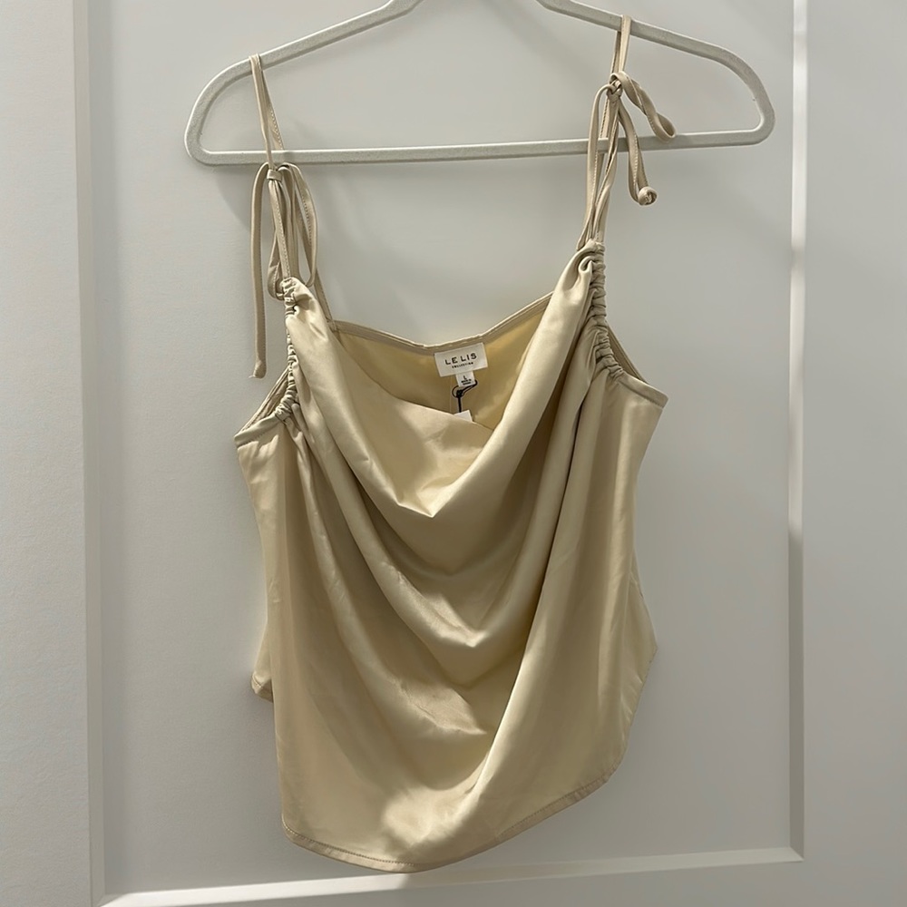 Champagne Crop Top